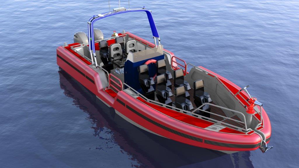 8m Stepped Hull RHIB alumarine